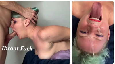 A fillastra aprende a facer un carallo de garganta extrema co seu pau